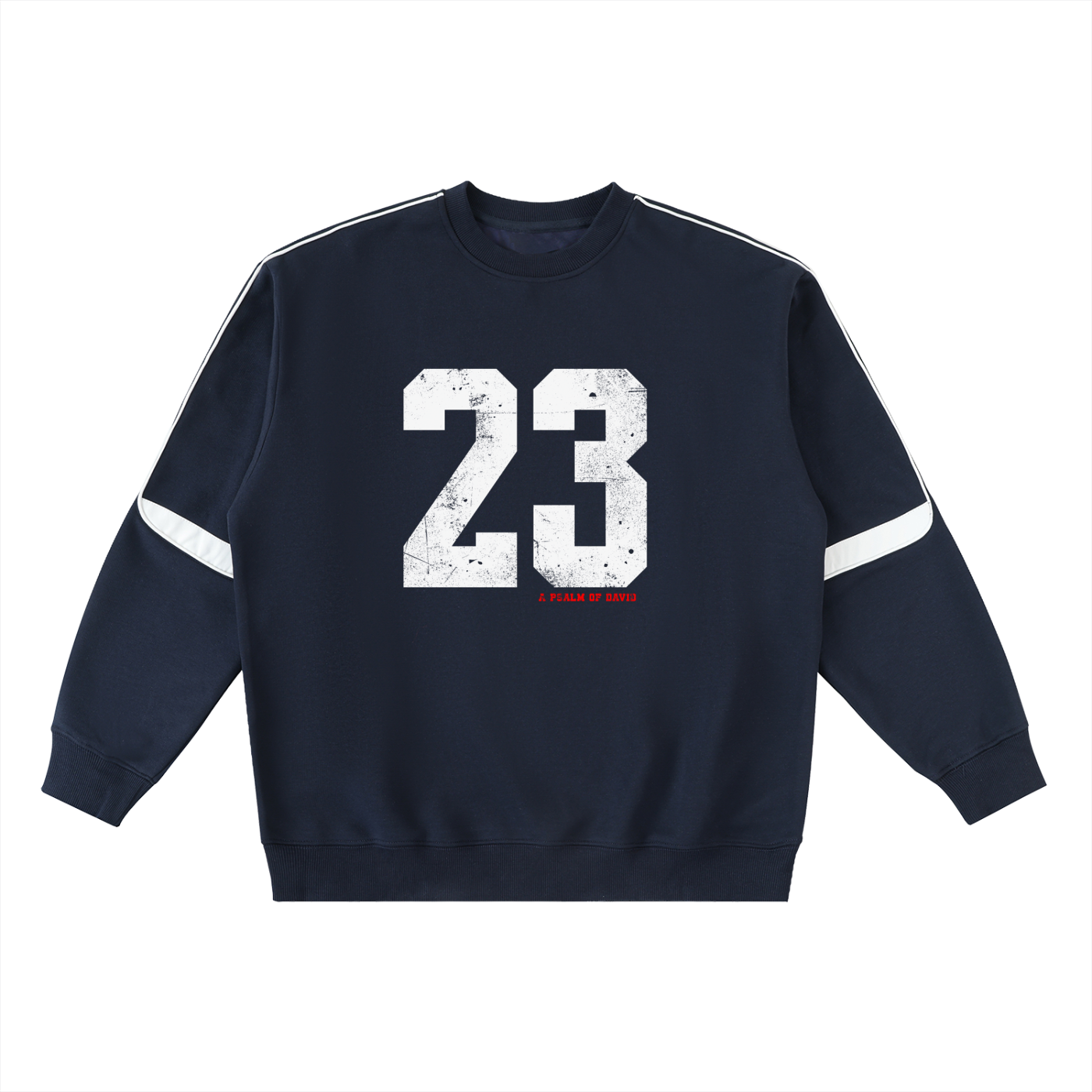 Oversized Crewneck Taped Sweatshirt