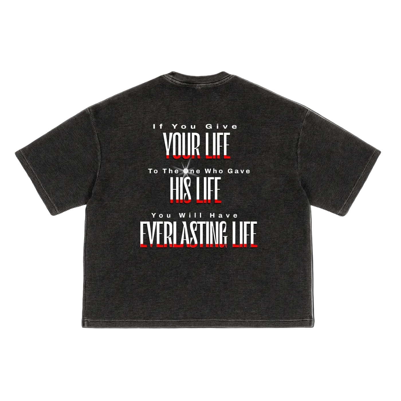 Salvation WOW Words of Wisdom Waffle Boxy T-Shirt