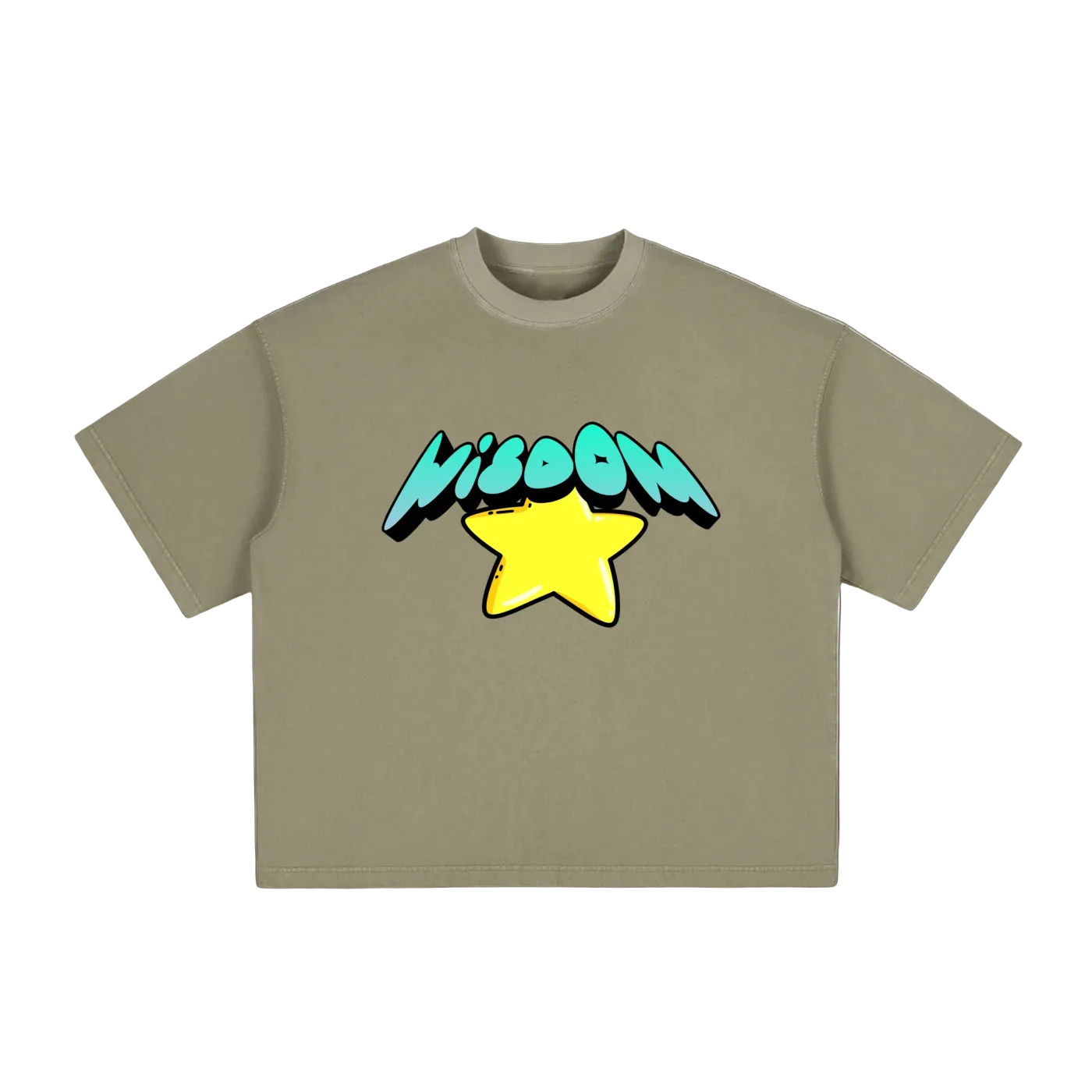 Gold Star Wisdom Washed Boxy T-Shirt